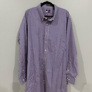 Izod men’s dress shirt, big & tall, navy, white, red